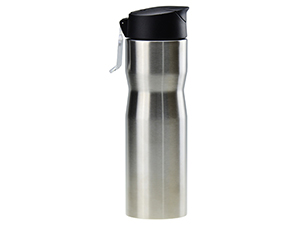 Single Walled Stainless Steel Bottle with Flip Top